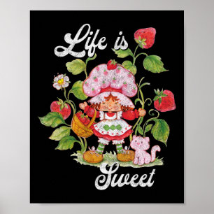 Shortcake Leben ist süß Vintage-Beeren-Garten  Poster