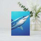 Shortfin Mako Shark Postkarte (Stehend Vorderseite)