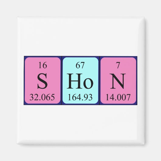 Shorton Periodenmagnet Magnet (Vorne)
