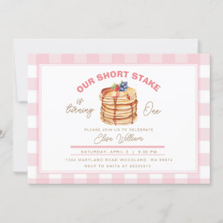 Shortstack Pancake Frühstück Geburtstag Einladung