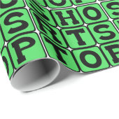 Shortstop, Baseball-Position Geschenkpapier (Rolleneckpunkt)