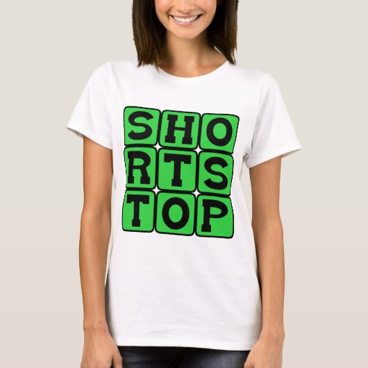 Shortstop, Baseball-Position T-Shirt (Vorderseite)