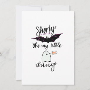 Shorty Batty Funny Retro Feiertagskarte