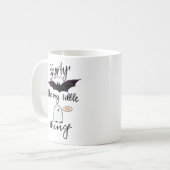 Shorty Batty Funny Retro Kaffeetasse (Vorderseite Links)