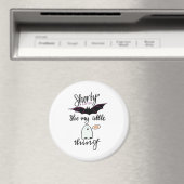 Shorty Batty Funny Retro Magnet (In Situ (Geschirrspüler))