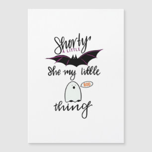 Shorty Batty Funny Retro Magnetkarte
