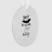 Shorty Batty Funny Retro Ornament (Vorderseite)