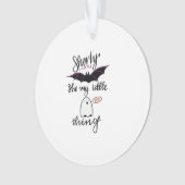 Shorty Batty Funny Retro Ornament (Vorderseite)