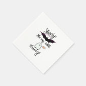 Shorty Batty Funny Retro Serviette (Ecke)