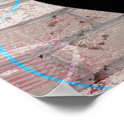 Shorty's 40 Hip Hop Birthday Brunch Urban Party Poster (Ecke)