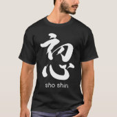 Shoshin Zen Buddhismus Beginner Minenkalligraphie T-Shirt (Vorderseite)