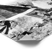 Shoshone-Amerikanische Ureinwohner mit Tipis Poster (Ecke)