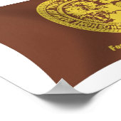 Shoshone Bannock Tribes Flag Poster Print (Ecke)