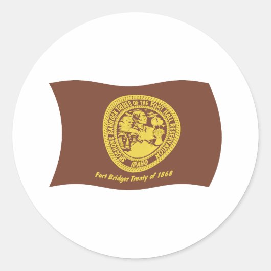 Shoshone Bannock Tribes Flag Sticker (Vorderseite)