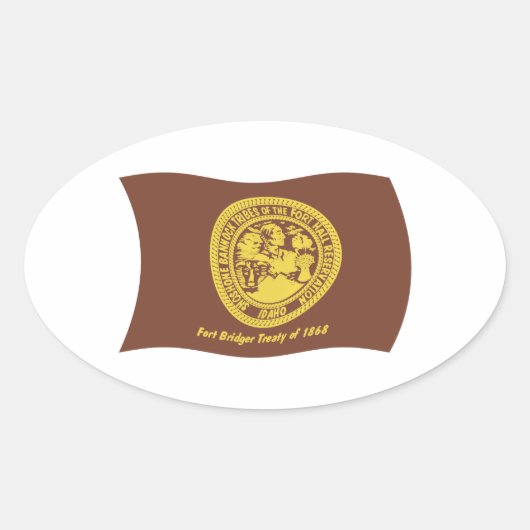 Shoshone Bannock Tribes Flag Sticker (Vorderseite)