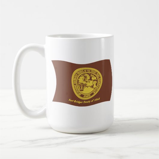 Shoshone Bannock Tribes Flag Tasse (Links)