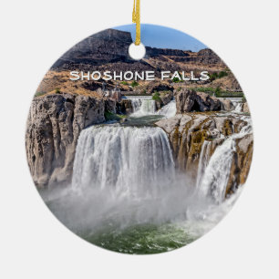 Shoshone Falls, ID Keramik Ornament