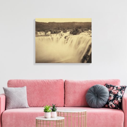 Shoshone Falls, Idaho Leinwanddruck (Insitu (Wohnzimmer))