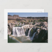 Shoshone Falls Idaho Post Card Postkarte (Vorne/Hinten)