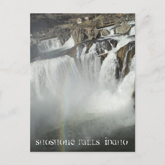 Shoshone Falls Idaho Postkarte (Vorderseite)