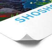 Shoshone Falls Idaho Travel Print Poster (Ecke)