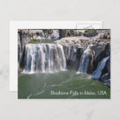 Shoshone Falls in Idaho USA Postkarte (Vorne/Hinten)