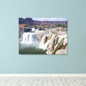 Shoshone Falls on Snake River, Idaho Leinwanddruck (Insitu (Holzboden))