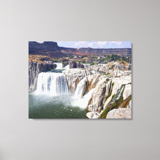 Shoshone Falls on Snake River, Idaho Leinwanddruck (Vorderseite)