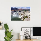 Shoshone Falls on Snake River, Idaho Poster (Heimbüro)