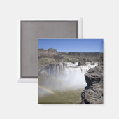 Shoshone Falls on Snake River in Twin Falls, Magnet (Vorderseite/Rückseite)