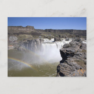 Shoshone Falls on Snake River in Twin Falls, Postkarte