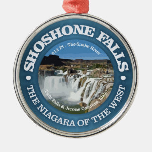 Shoshone Falls Ornament Aus Metall