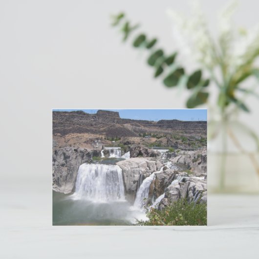 Shoshone Falls Postkarte (Stehend Vorderseite)