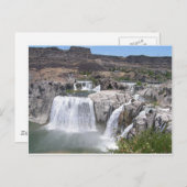 Shoshone Falls Postkarte (Vorne/Hinten)