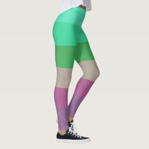Shoshone Falls Skewed Strip Leggings