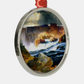 Shoshone Falls, Snake River, Idaho Ornament Aus Metall (Rechts)