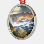 Shoshone Falls, Snake River, Idaho Ornament Aus Metall (Links)