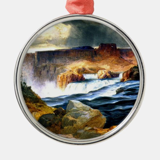 Shoshone Falls, Snake River, Idaho Ornament Aus Metall (Vorne)