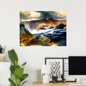 Shoshone Falls, Snake River, Idaho Poster (Heimbüro)