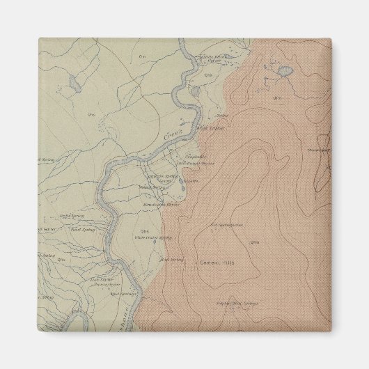 Shoshone Geyser Basin Magnet (Vorne)