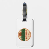 Shoshone National Forest Gepäckanhänger (Rückseite vertikal)