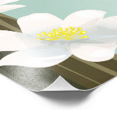 Shoshone National Forest Ski Reiseplakat Fotodruck (Ecke)