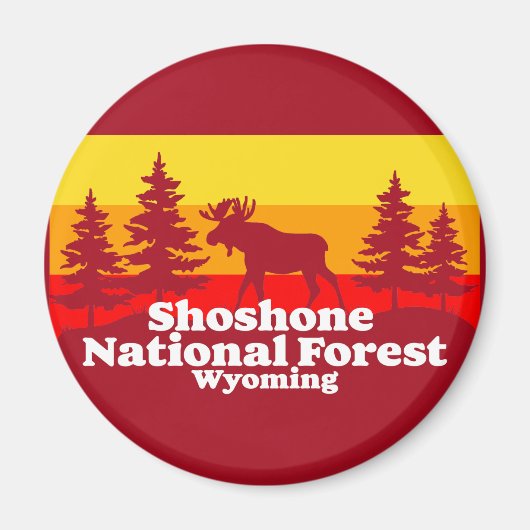 Shoshone National Forest Wyoming Magnet (Vorne)
