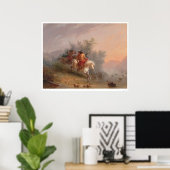 Shoshoni-Amerikanische Ureinwohner (1069A) Poster (Heimbüro)