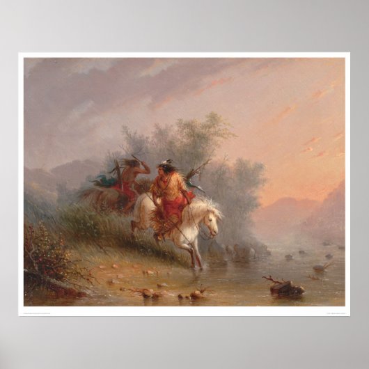 Shoshoni-Amerikanische Ureinwohner (1069A) Poster (Vorne)