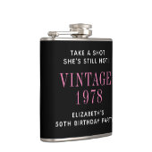 Shot 50. Geburtstagsparty Flachmann (Rechts)