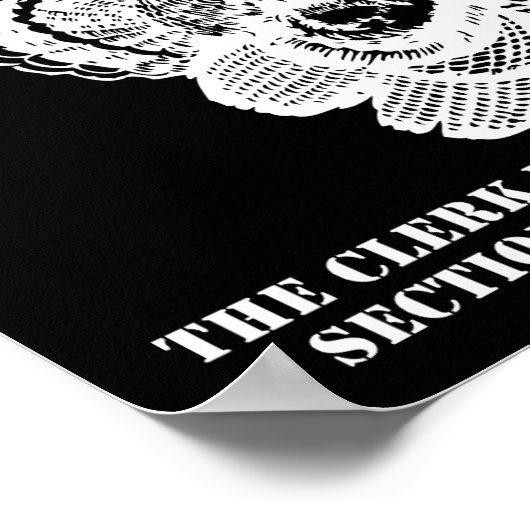 Shot a Türkei Funny Junting Poster blass (Ecke)