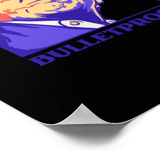 Shot - Bulletproof Ultra Maga 2024 Wir Menschen 1 Poster (Ecke)