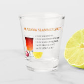 Shot Drink Rezept Alabama Slammer Schnapsglas (Vorderseite)
