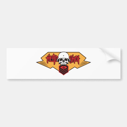 Shot-Druck Autoaufkleber (Vorne)